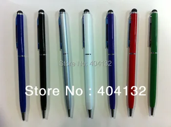 

Wholesale(500PCS) 2 in 1 Metal Touch Stylus With Gel Ink Pen For iPad iPhone 5 Samsung I9500 And Other Touch Screens