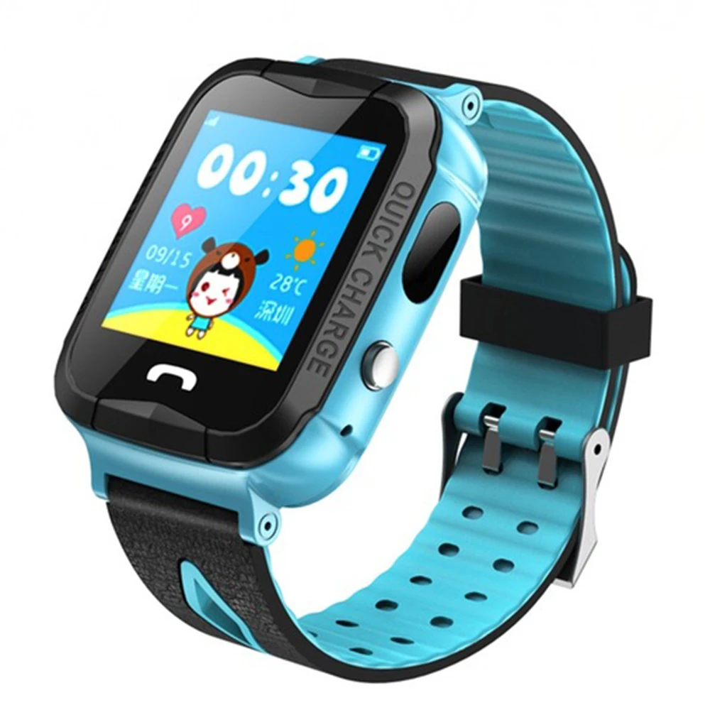 

V6F Child Waterproof Baby GPS Smart Watch with Camera SOS Call Location Touch Screen Anti-Lost Monitor Tracker SmartWatch