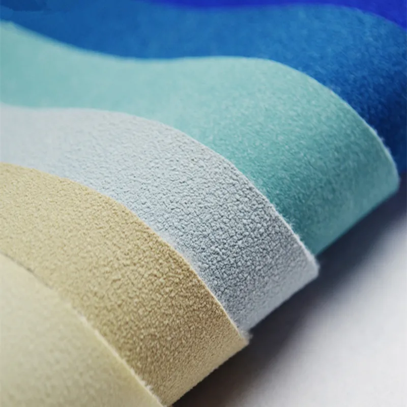 pu suede leather