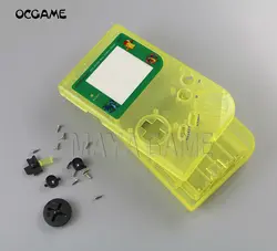OCGAME световой полный набор Корпус Замена Shell футляр для Gameboy ГБ игровой консоли для гпоб DMG GBP с пуговицы