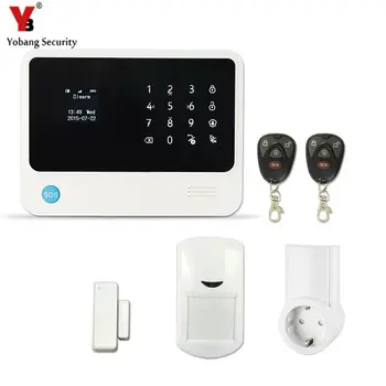 

YobangSecurity Smart Home System WIFI Security Alarm IOS Android APP Control 433Mhz Wireless RF Socket Detector Sensor