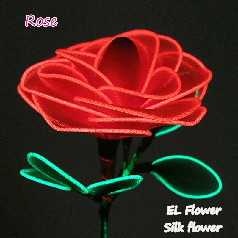 12 Stype Glittery Neon LED Viridulum Hana Holiday lighting light silk flower Sparkling EL wire Flower for wedding,Party Supplies 12 Stype Glittery Neon LED Viridulum Hana Holiday lighting light silk flower Sparkling EL wire Flower for wedding,Party Supplies