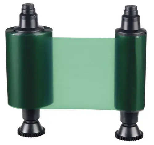 

Compatible Evolis R2014 green Monochrome Ribbon 1000 prints for Pebble, Dualys, and Securion