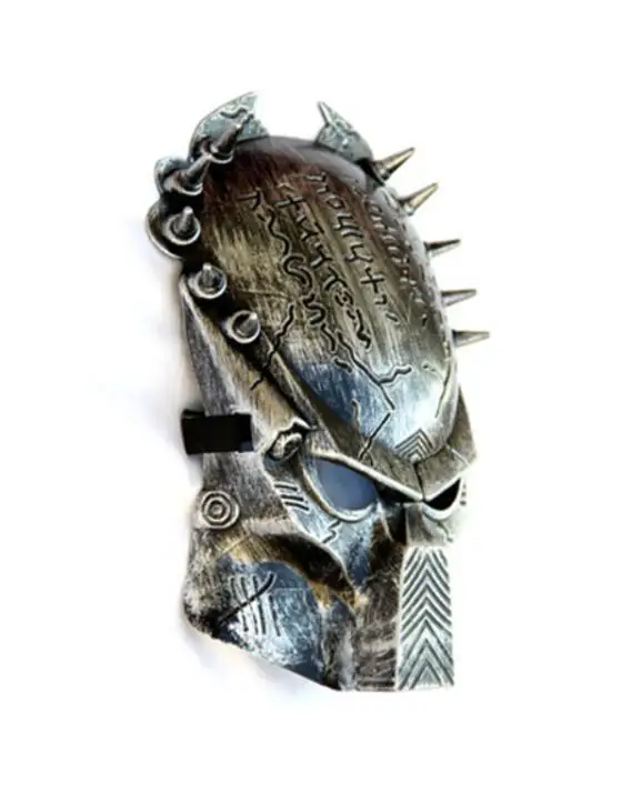 Серебряный alien vs Predator Воин Волк Маска АВПР Костюм Реплика маскарад маска Хэллоуин