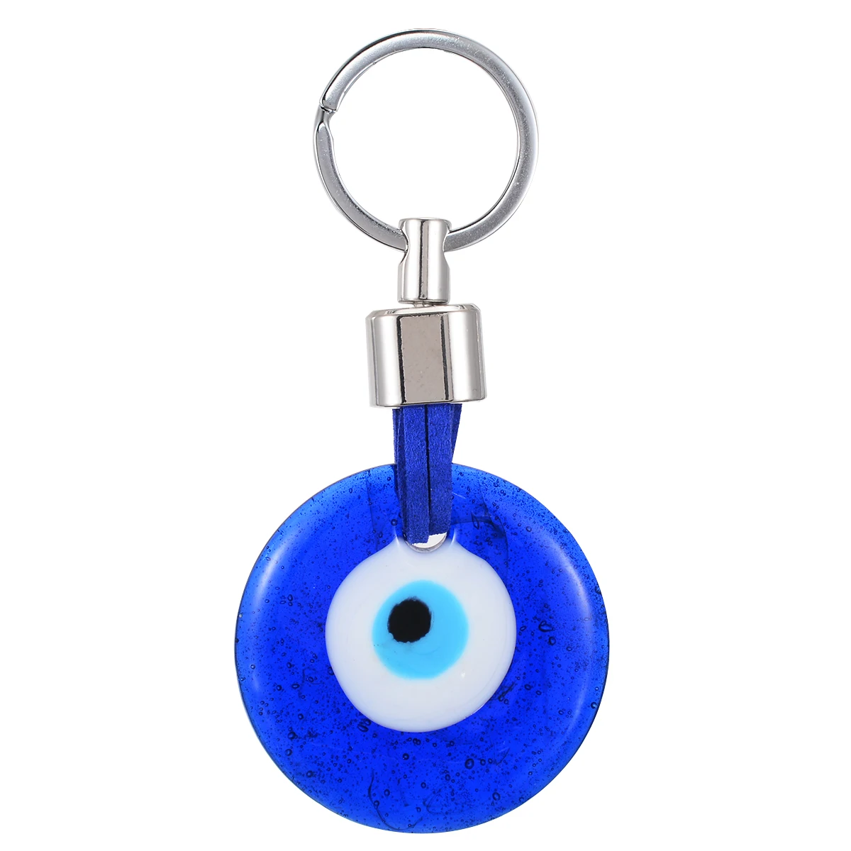1pc New Blue Evil Eye Pendant Keyring Bag Hanging Pendant Blessing Protection Decoration Keychain