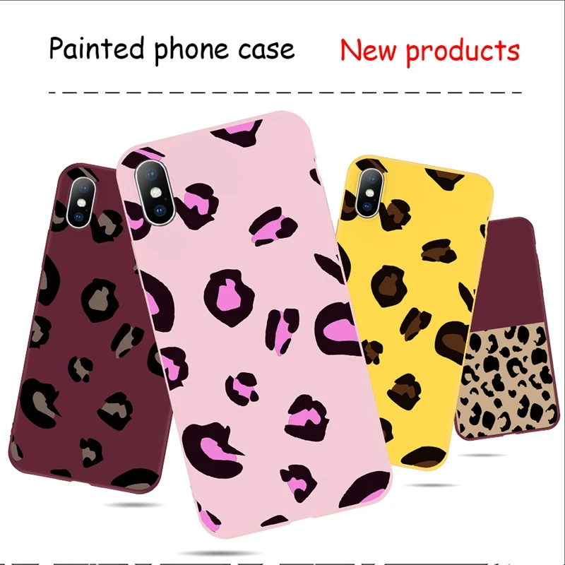 Мягкий силиконовый чехол Lovebay для Iphone XS Max XR X 8 7 6 6S Plus модные чехлы с леопардовым принтом для Iphone 7plus