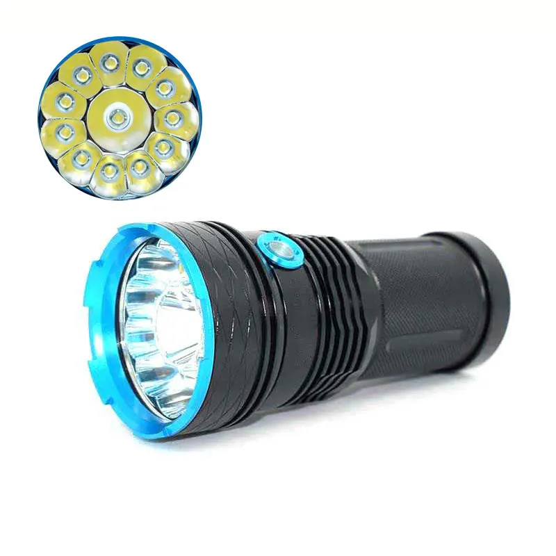 

LED Flashlight 10000 Lumens 12x XML-T6 Led Torch High Power 12T6 Super Bright Torch Lanterna X900 Lamp Light for 18650 Battery
