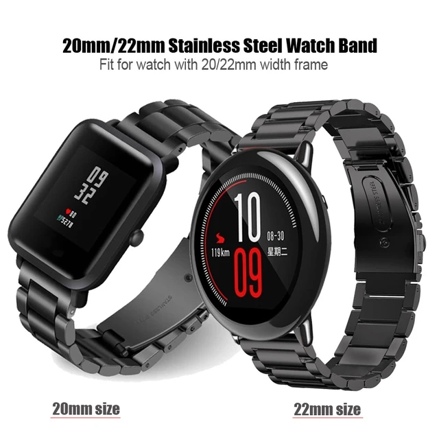 20mm 22mm metalowy pasek do Xiaomi huami Amazfit Pace bransoletka Amazfit Stratos 2 BIP zegarek ze stali nierdzewnej Band Huawei GT Magic tanie tanio Pasek do zegarka Dorosłych AMAZFEEL For Amazfit Strap bracelet For Amazfit samsung s3 huawei For Amazfit 2 strap Dla Amazfit tempo Band 22mm 20mm 22mm metalowy pasek do Xiaomi huami Amazfit Pace bransoletka Amazfit Stratos 2 BIP zegarek ze stali nierdzewnej Band Huawei GT Magic tanie tanio Pasek do zegarka Dorosłych AMAZFEEL For Amazfit Strap bracelet For Amazfit samsung s3 huawei For Amazfit 2 strap Dla Amazfit tempo Band 22mm