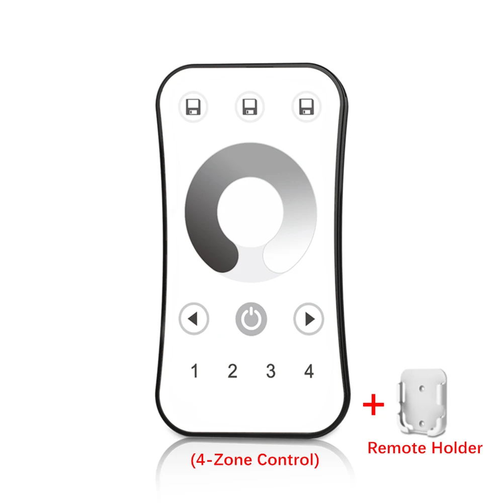 Светодиодный PWM Беспроводной RF Диммер 2,4 г 4-Zone/Wi-Fi пульт для Управление DC12-24V Яркость регулировка для Светодиодные ленты - Цвет: LSD-R6 ONLY