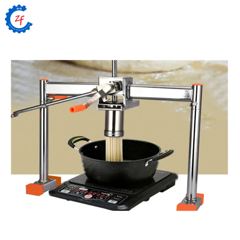 Manual Noodle Maker Press Pasta Machine With 7 Pressing Moulds