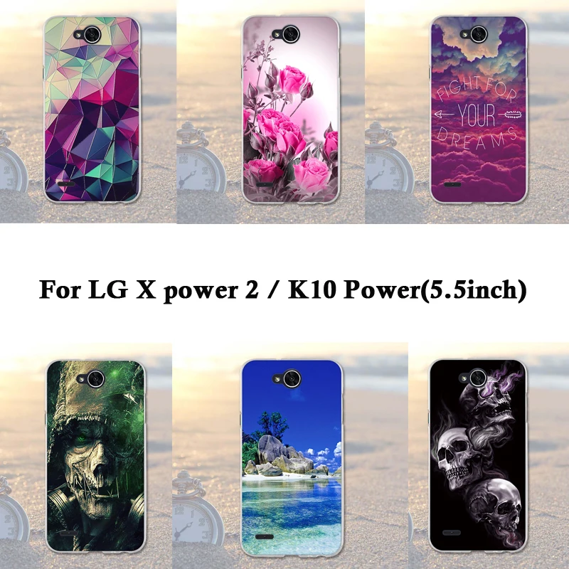 Чехол для LG X Power 2 чехол телефона силиконовый милый узор мягкий 5 дюймов|cover for lg|cover