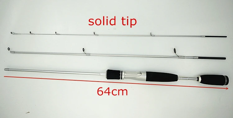 Shadow 1,8 m L мощная спиннинговая удочка, углеродная 3 секции, быстрое действие, набор удочек для рыбы, твердый наконечник, серебряный цвет, приманка, вес 3-8 г, светильник