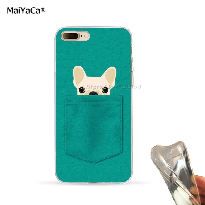 cute dog green soft TPU phone case for iphone 5s se 6s 6plus 6splus 7 7plus 8 8plus X XR XS MAX cover hight quality | Мобильные