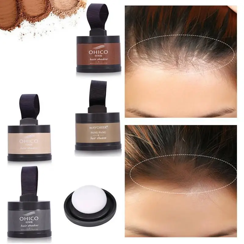 BearPaw тени для волос Maycheer линия для волос Тени минеральная пудра пигмент идеальное покрытие натуральный макияж консилер для волос подарки для женщин