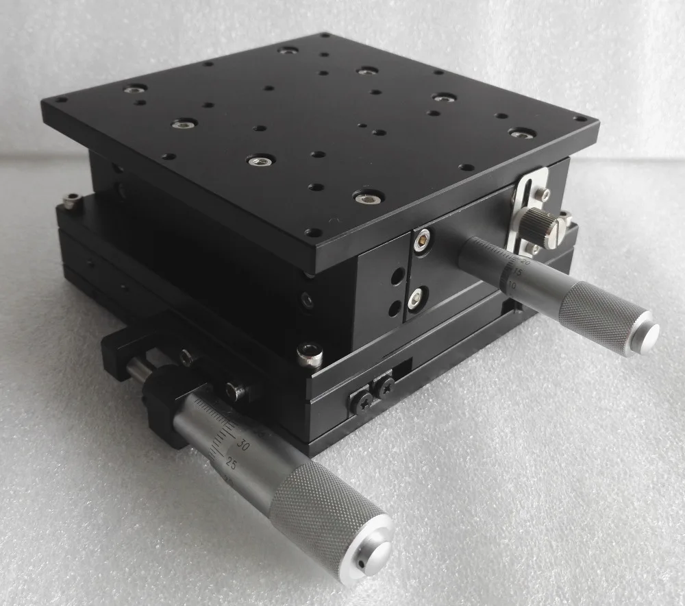 

XZ Axis Fine-tune Displacement Table 125mm Sliding stage linear Platform XZ125-L 125*125mm