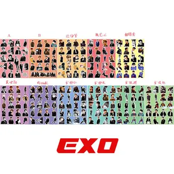

Kpop EXO Members Don't Mess Up My Tempo Photo Sticker for Mobile Phone Luggage Laptop Notebook DIY Stickers