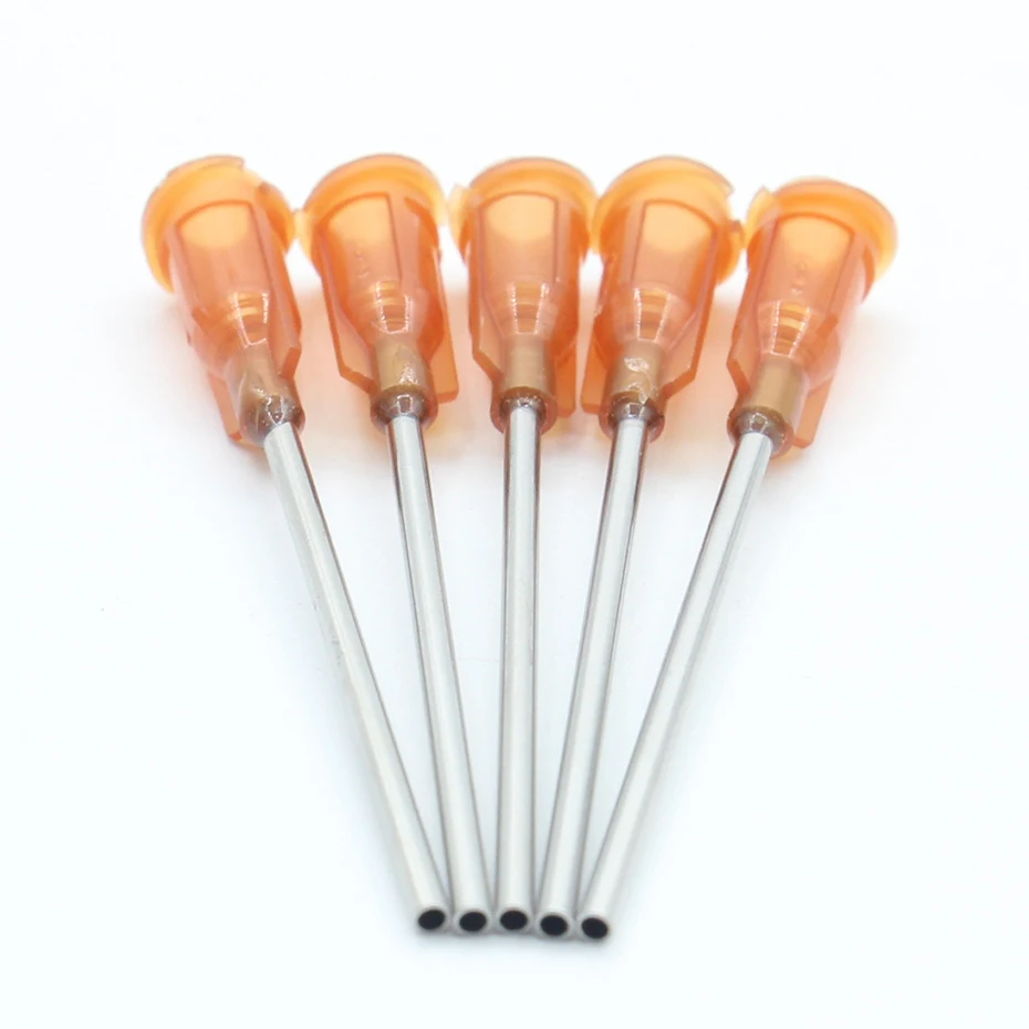 

50pcs 15G X 55mm Precision passivated S.S. Dispense Tip with PP Safetylok hub, glue dispenser needles