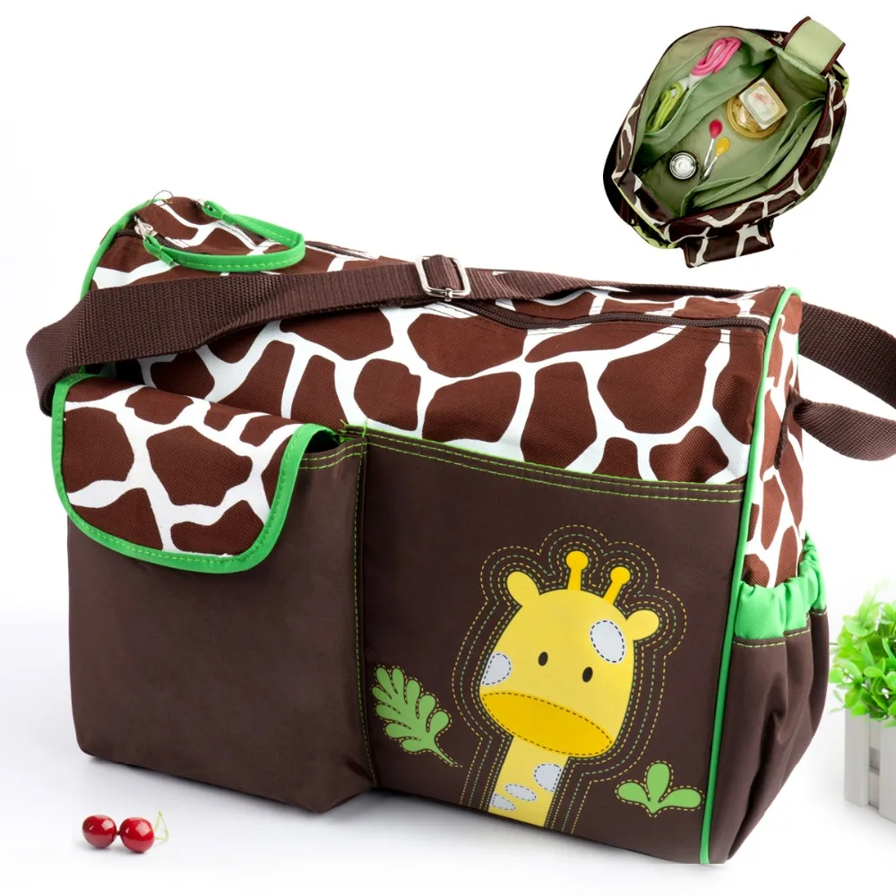 2016 Summer Style Animal Baby Diaper Bag Mummy Nappy Zebra Or Giraffe Babyboom Multifunctional