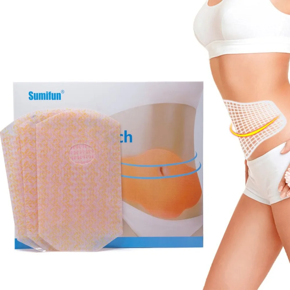

5pcs1set Slimming Thin Paste Sticker for weight loss slim patch Affixed Lazy Cuba Navel Cream Products Sleep Patch losing weight