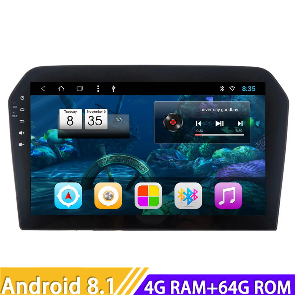 Roadlover Android 8 1 Автомобильная магнитола для VW Jetta 2013 2014 2015 2016 Стерео GPS навигация Magnitol