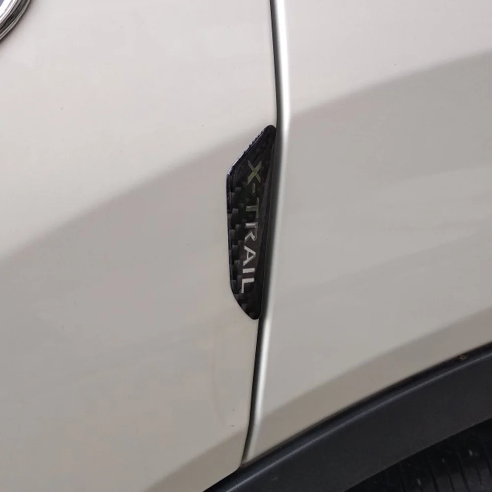 DOOR ANTI-COLLISION CARBON FIBER PROTECT STICKERS FOR NISSAN X-TRAIL T31 T32 2014 2015 2016 2017 2018 2019 ACCESSORIES | Автомобили и