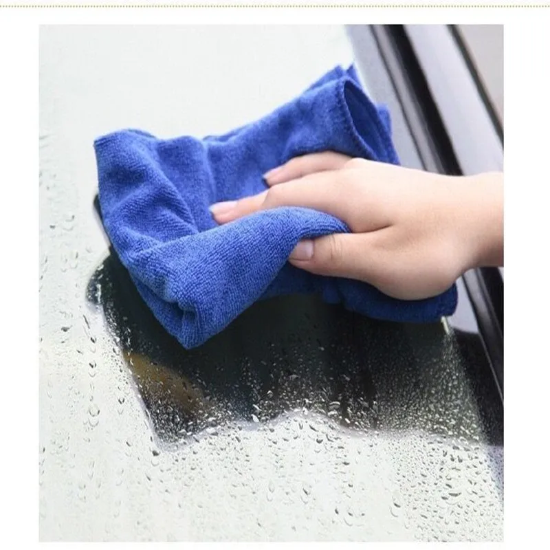 

1pcs Car Wash Microfiber Towel Car Cleaning Drying Cloth Soft Cloths Absorbent Quick Large Size Dry 30 X 30cm