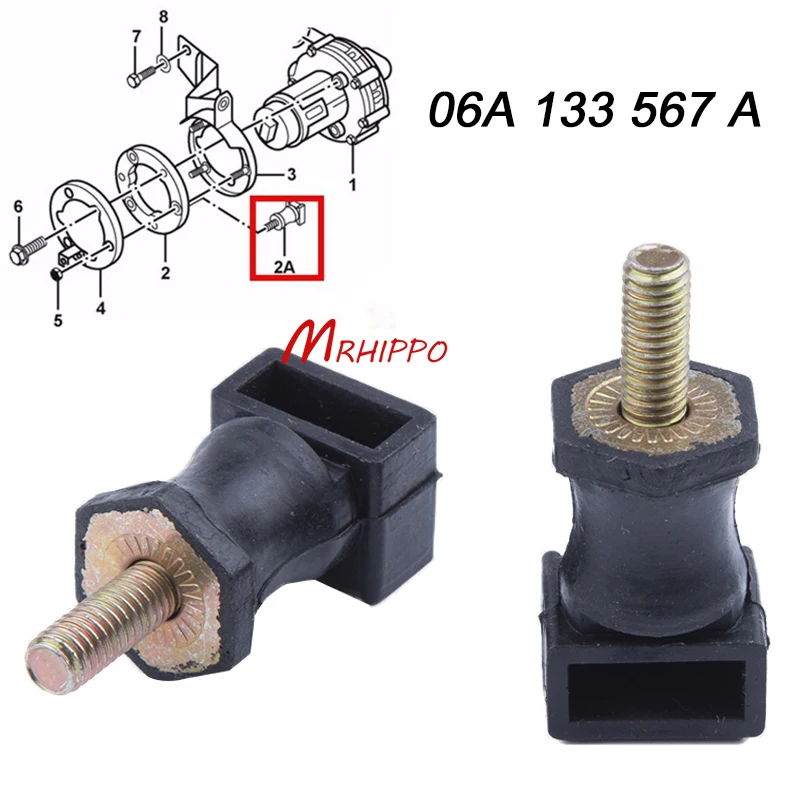 

3Pcs Secondary Air Pump Mount for Golf Passat Bora Beetle Polo AUDI SEAT For 06A 133 567 A 06A133567A