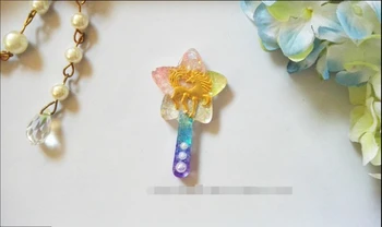 

1Pcs Love Star sticks Liquid silicone mold DIY resin jewelry pendant necklace pendant lanugo mold resin molds for jewelry