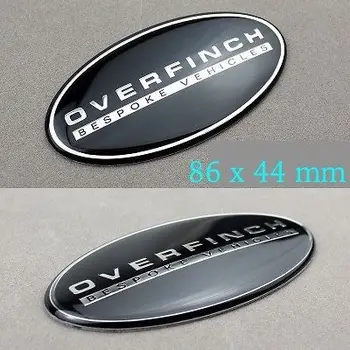 

10X OVERFINCH BESPOKE VEHICLES Emblem Aluminum Sticker for Rover Defender Discovery Freelander Evoque Auto series