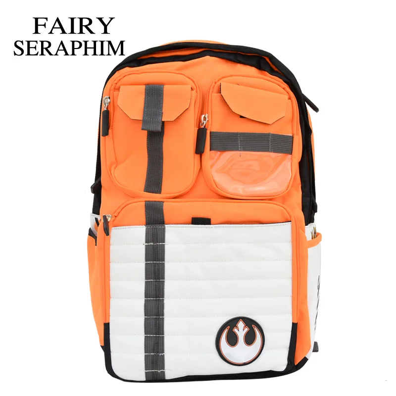 FAIRY SERAPHIM New Star Wars Backpack Rebels Logo Alliance Icon Polyester Teenager School Bag Children men Rucksack цена FAIRY SERAPHIM New Star Wars Backpack Rebels Logo Alliance Icon Polyester Teenager School Bag Children men Rucksack цены онлайн