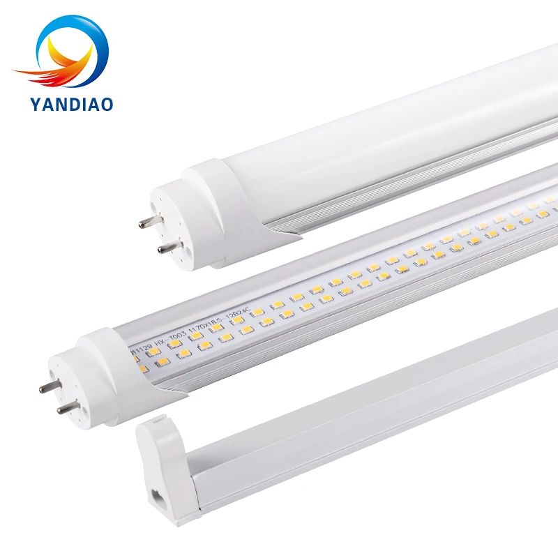 YANDIAO LED Tube T8 Light 120CM 85V-265V LED Fluorescent LED T8 Tube Lamps Cold White Light Lampara Ampoule PVC Plastic YANDIAO LED Tube T8 Light 120CM 85V-265V LED Fluorescent LED T8 Tube Lamps Cold White Light Lampara Ampoule PVC Plastic
