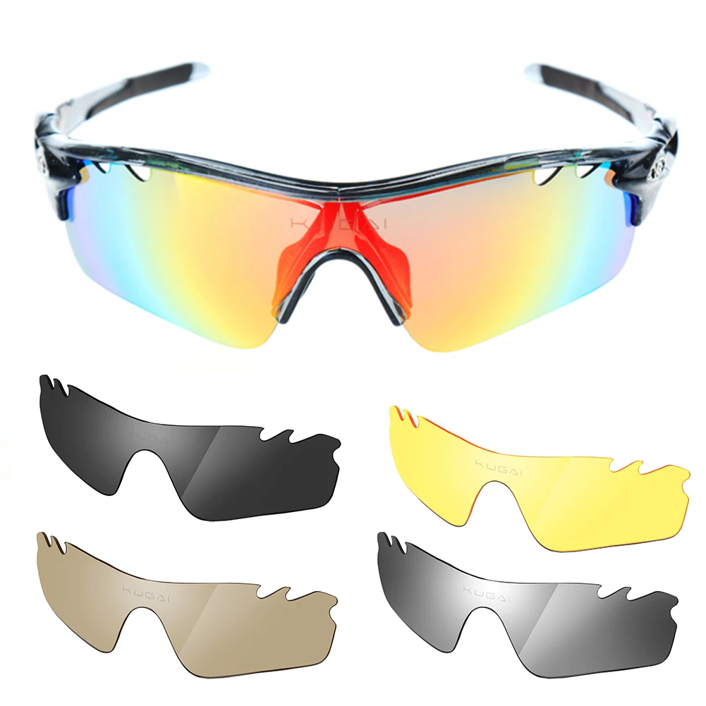 Поляризованные велосипедные очки велосипед спортивный для езды на открытом воздухе велосипедные очки для мужчин для женщин очки 5 линзы для близоруких кадров