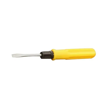 

Manual Screwdriver Yellow Handle Magnetic Tip Mini Portable Dual Use Screwdriver Precision Repair Hand Tool for Electrician