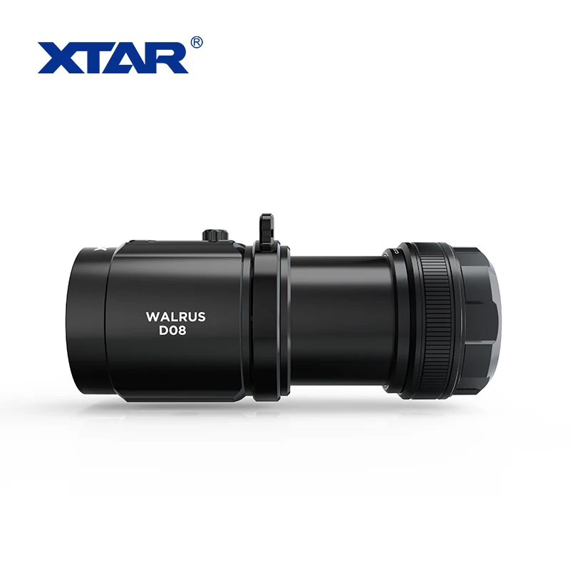 Светодиодный фонарик XTAR D08 WALRUS 2000 люмен для дайвинга с зарядным устройством XTAR MC4