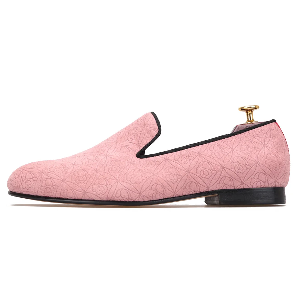 pink loafers mens with spikes