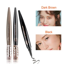 1 предмет длительный Водонепроницаемый быстросохнущая Натуральный Черный жидкая подводка Ручка темно-коричневый Гладкий Eye Liner ручка макияж инструменты