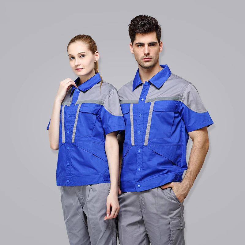 Set of Coat+Pants short sleeve outdoor coat construction field uniform