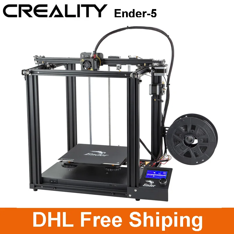 Creality3D Ender-5 3d принтер Junior Industrial с Landy стабильная мощность, V1.1.3 материнская плата, магнитная пластина сборки, выключение питания