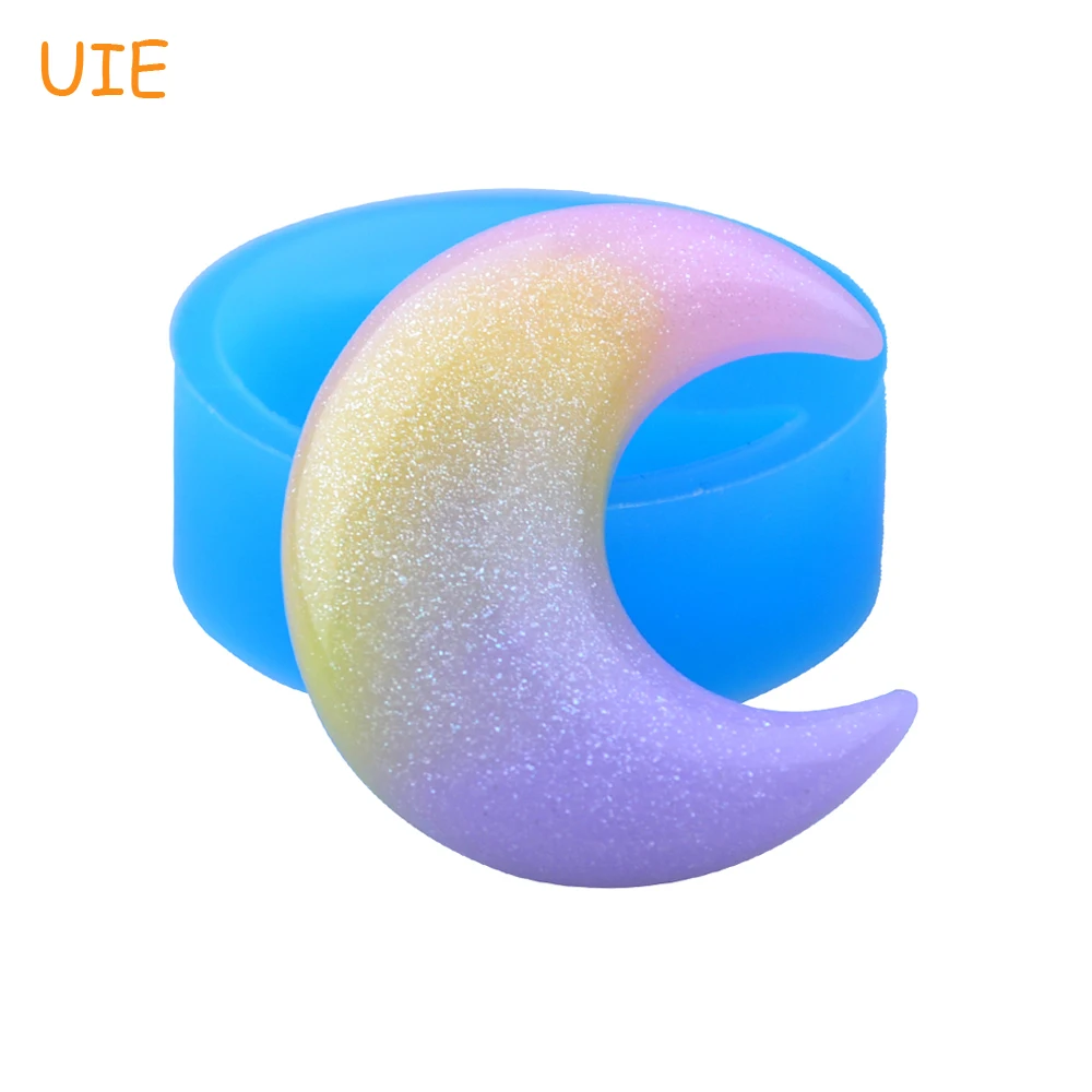 

PYL595U 39.7mm Luna Silicone Mold - Crescent Moon Flexible Mold Fondant, Cake Decorating, Jewelry, Scrapbooking, Resin, Candy