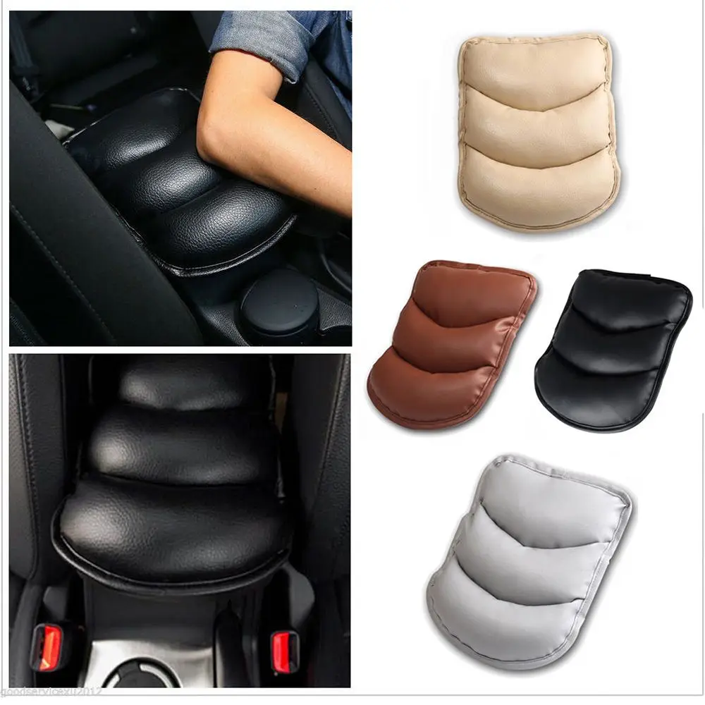 

Hot Sale Car Auto Armrests Cover Vehicle Center Console Arm Rest Seat Box Pad Protective Case Soft PU Mat Universal SEKINNEW