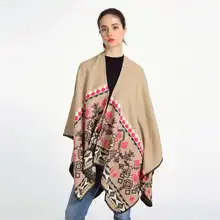 New Brand Echarpe Hiver Femme Rhombus Tartan Foulard Bufandas Mujer 2016 Fashion Pashmina Women Shawls YJWD774