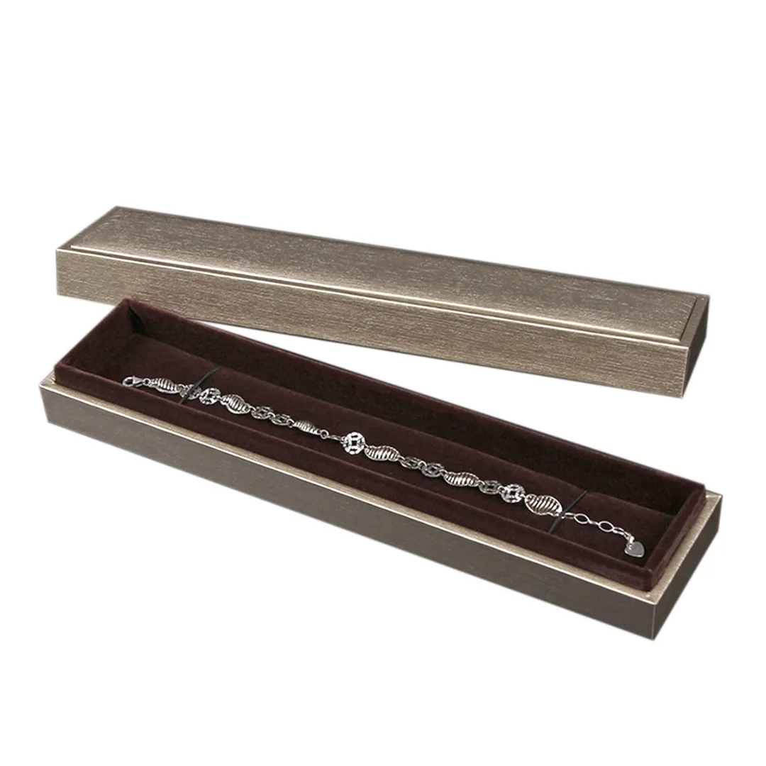 High Quality Leatherette Paper Jewelry Gift Box Shellhard Top Fashion Necklace Earring Bracelet Ring Packing Case Storage Box