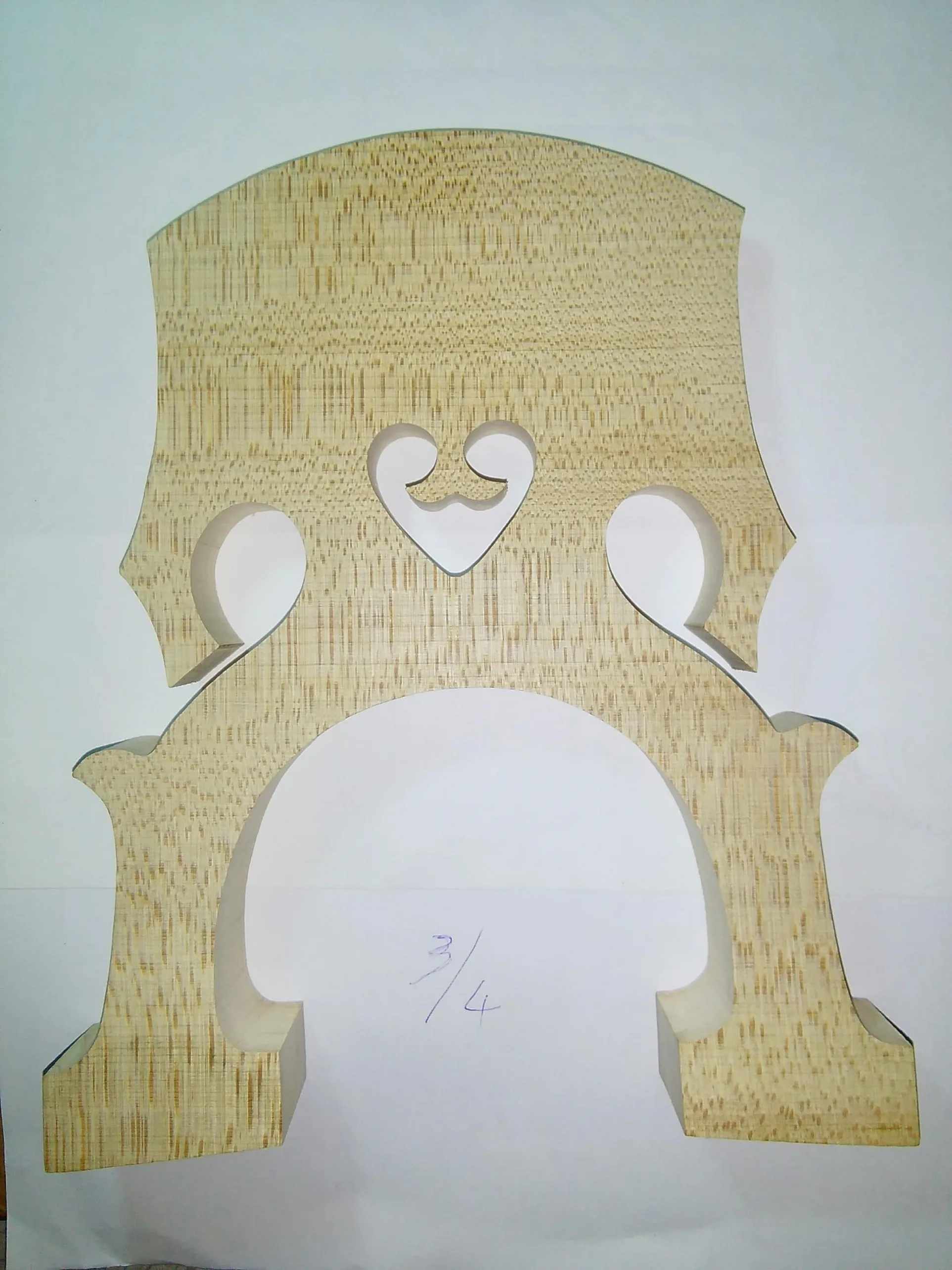 1PCMapleDoubleBassBridge34Sizeor44SizeAdjustableBass