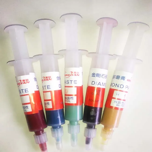 6pcs/lot 5 gram Diamond Polishing Lapping Paste Pastes Compound Set W0