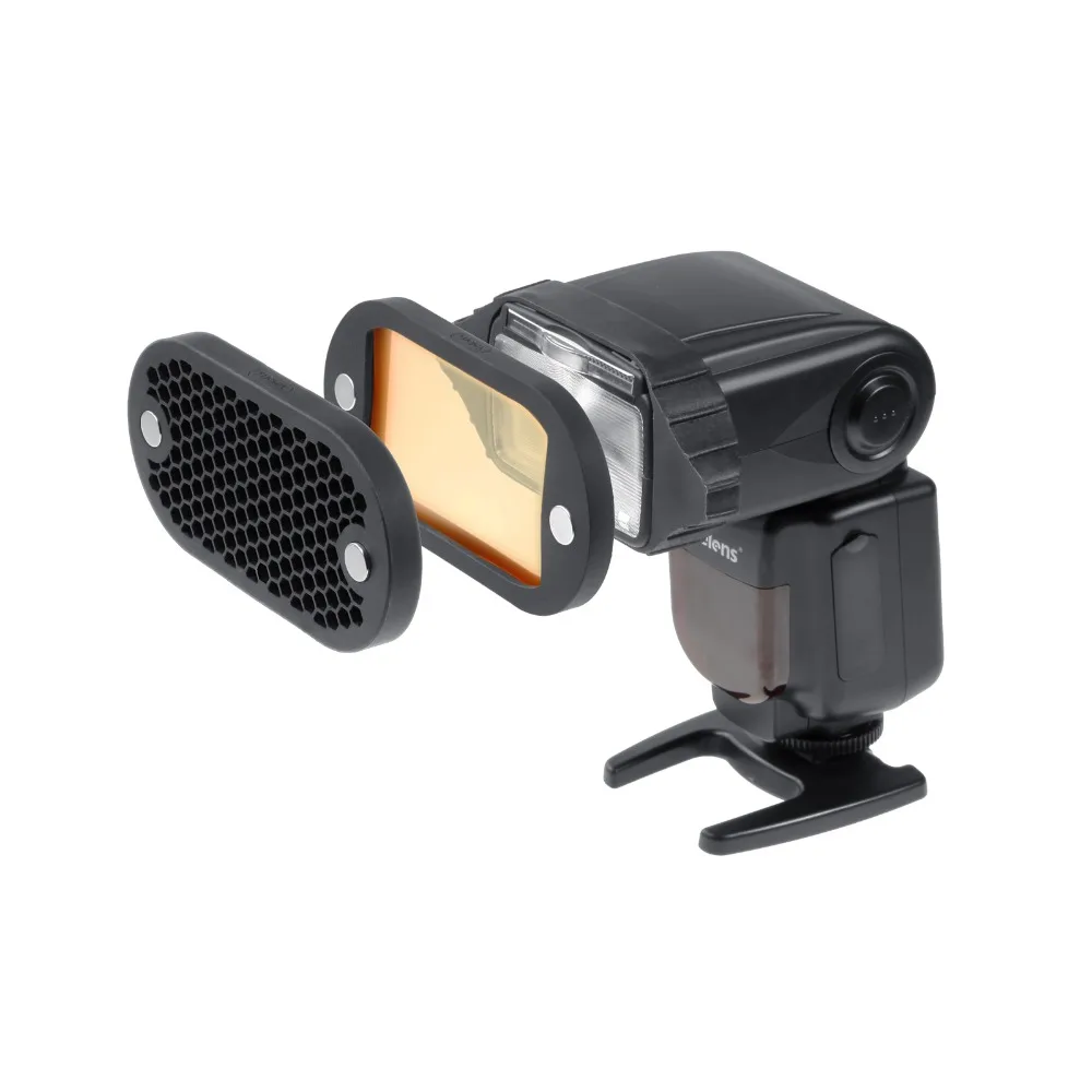Ready Stock Selens Magnet Light Honeycomb Grid Spot Filter For Canon Nikon Yongnuo Flash Speedlite flash diffuser,camera flash reflector,photographic filter