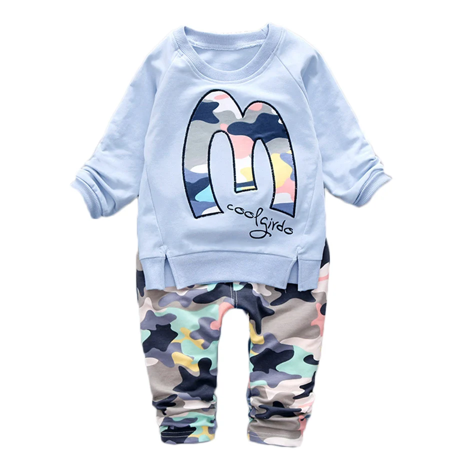 

Oklady Spring Kids Clothes Embroidery M Set Baby Boy Clothes Camouflage Children Clothing Full Length Shirt Boys Clothes Sets