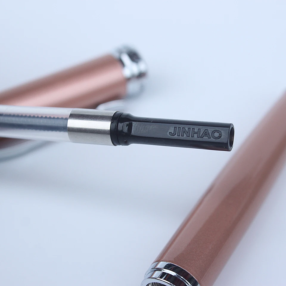 Благородный металл Роскошные авторучки высокое качество подарочная коробка чернила ручки Jinhao X750 18KGP СИБ 0,7 мм Офис Школьные принадлежности