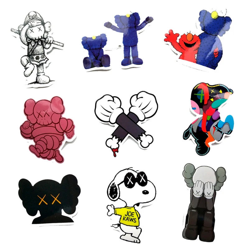 64pcs Kaws Sticker Original Fake Cap Sticker For Skateboard Laptop Luggage Fridge Phone Toy Styling Home Doodle Sticker F2 64pcs Kaws Sticker Original Fake Cap Sticker For Skateboard Laptop Luggage Fridge Phone Toy Styling Home Doodle Sticker F2