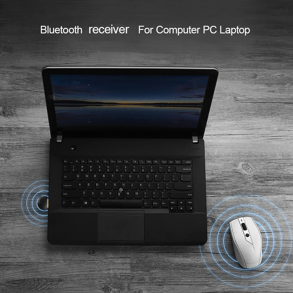 Kebidumei USB Bluetooth адаптер приемник V5.0 беспроводной мини USB Bluetooth ключ 5,0. Приемник для компьютера ПК беспроводная мышь