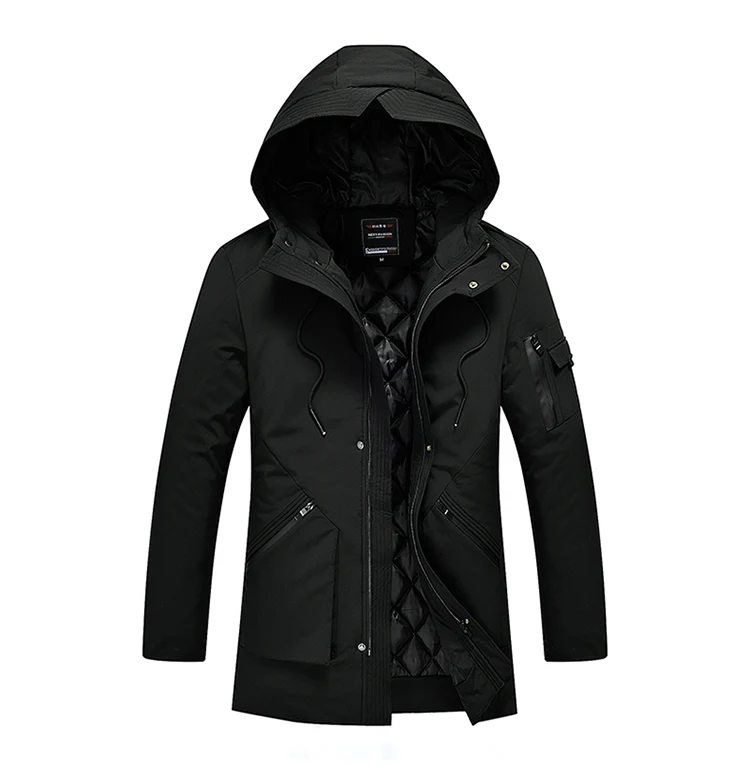 Зимняя Вельветовая мужская куртка-парка с капюшоном, ветровка хорошего качества, толстое ветрозащитное повседневное пальто для мужчин, теплые мужские парки 5XL